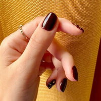 Pivolea - Nail Polish - I'm Strong - RED BLACK nail polish