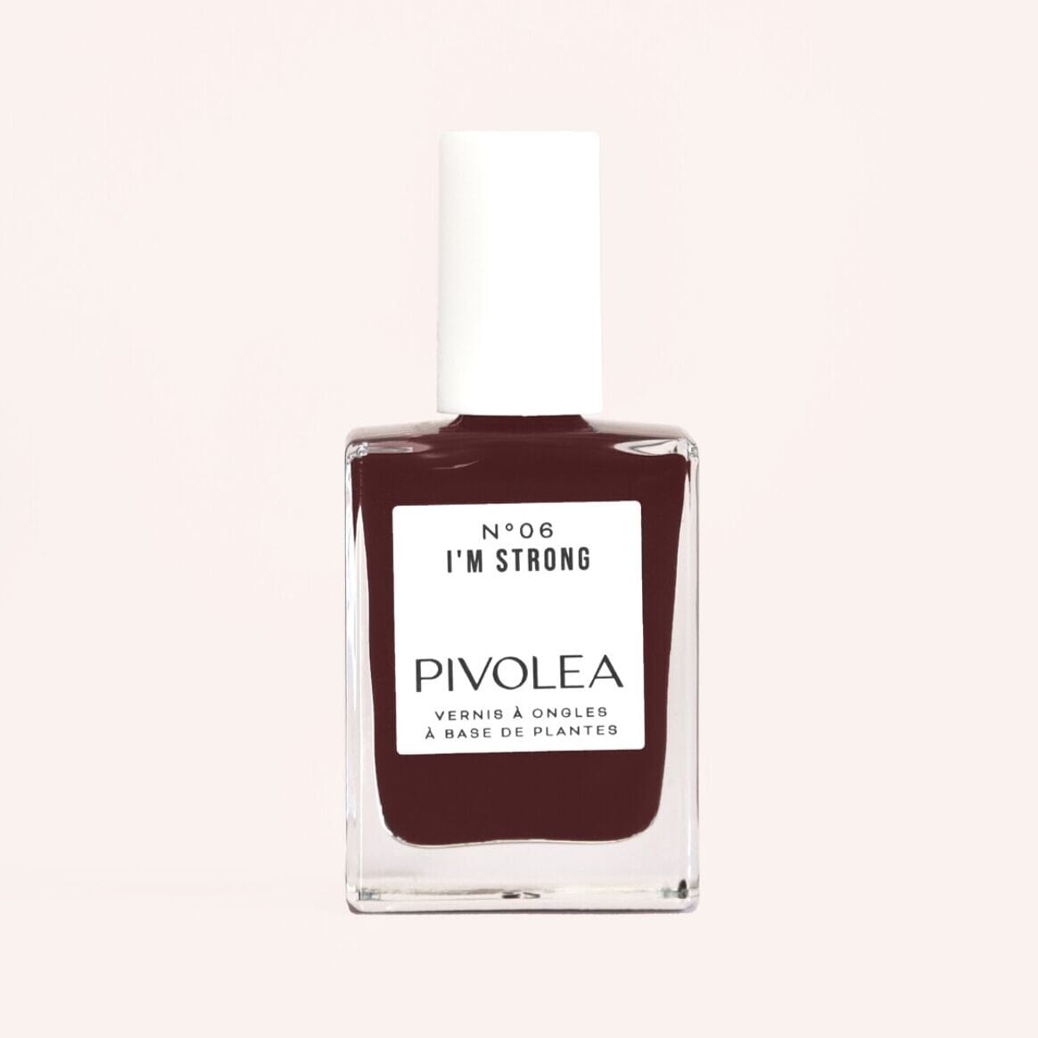 Pivolea - Nail Polish - I'm Strong - RED BLACK nail polish