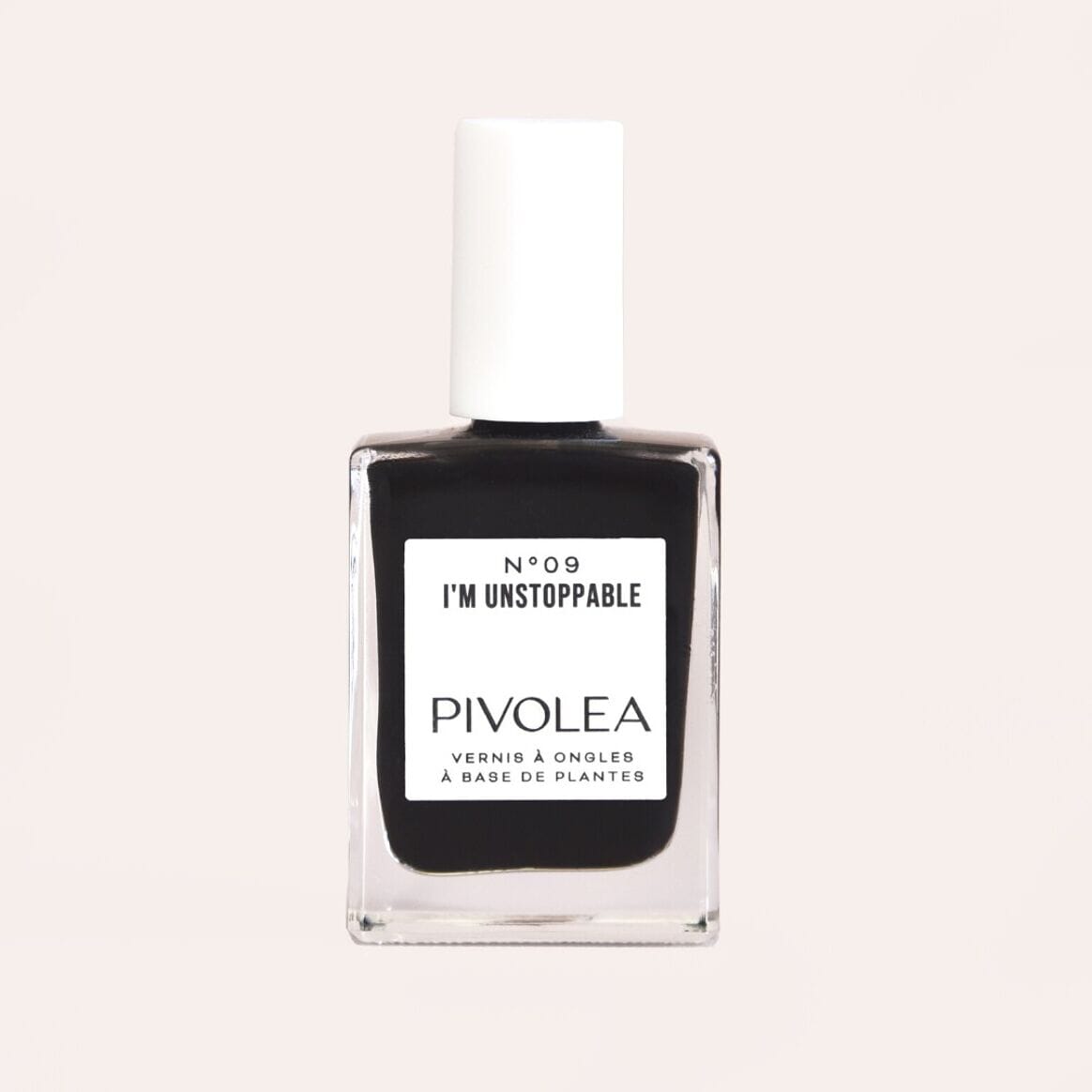 Pivolea - I'm Unstoppable - BLACK nail polish